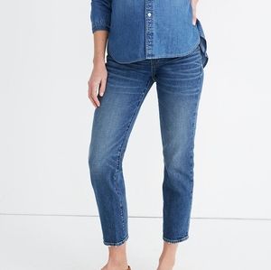 Madewell NWT Maternity Side Panel Classic Straight Jean